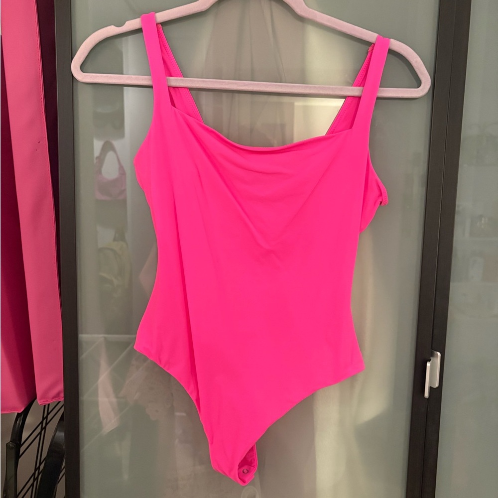 SKIMS Hot Pink Bodysuit